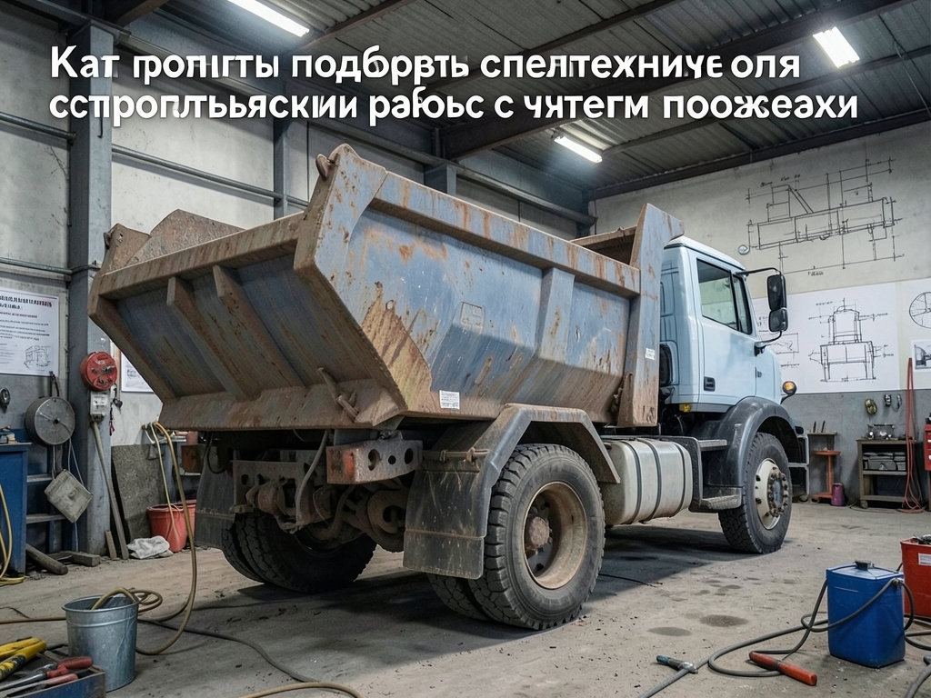 Как правильно подобрать спецтехнику для строительных работ с учетом нагрузки